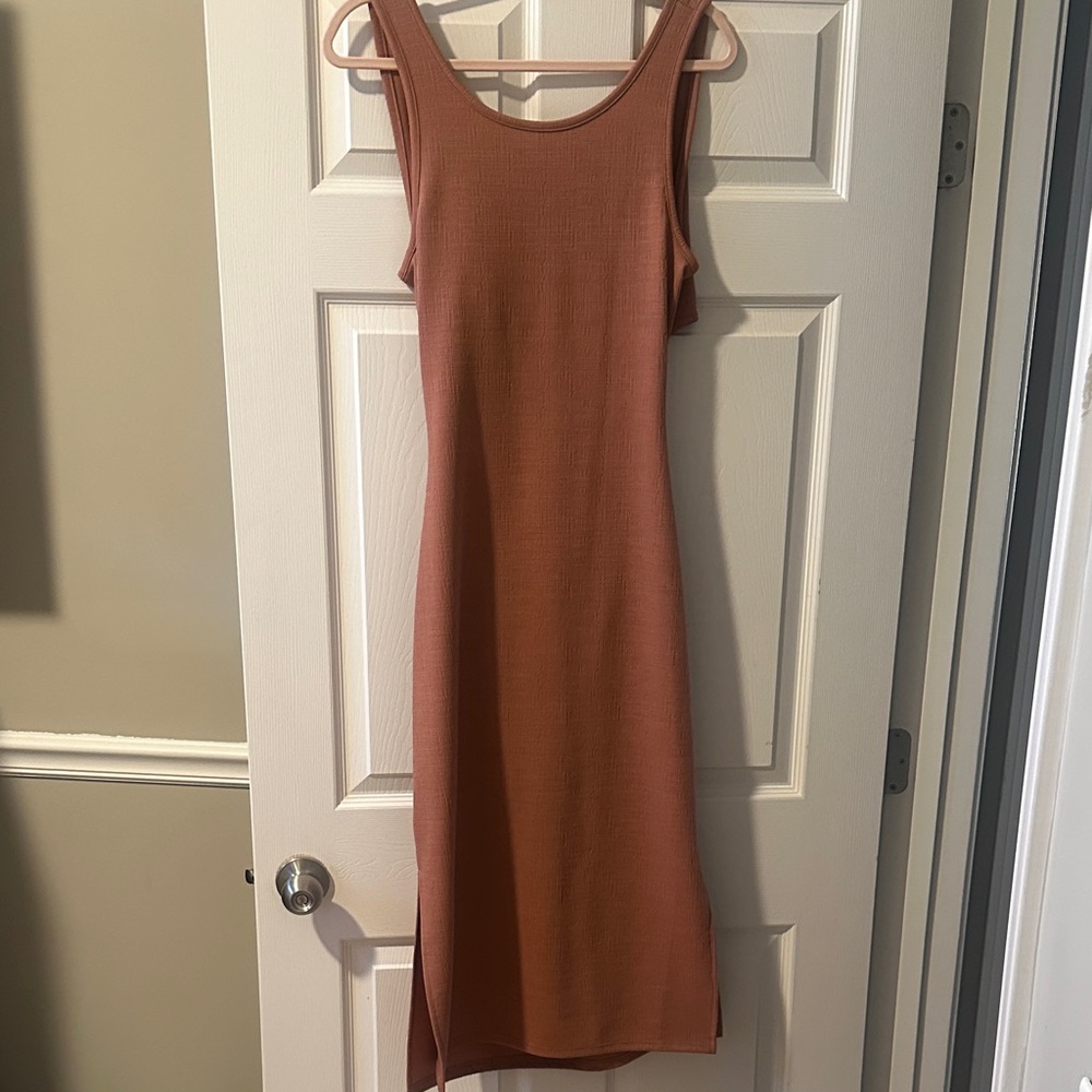 Sundress with back cut out.